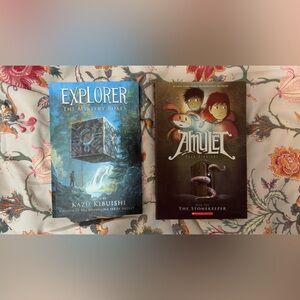 Scholastic Amulet: The Stonekeeper - Red and Brown Edition